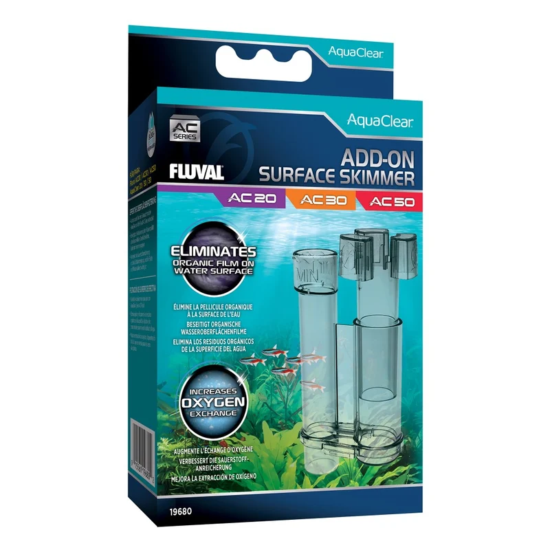 Fluval Écumeur de surface accessoire pour filtres à moteur AC20/AC30/AC50