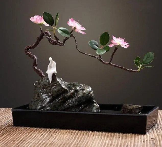 Fontaine japonaise zen