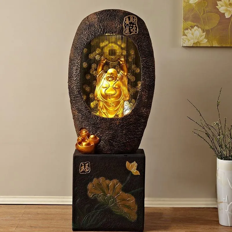 Grande fontaine Bouddha