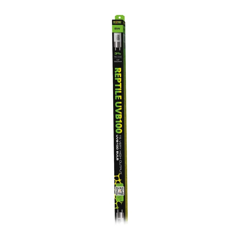 Exo Terra Ampoule linéaire T5 Reptile UVB100 à rendement très élevé - 8 W - 300 mm (12 po)