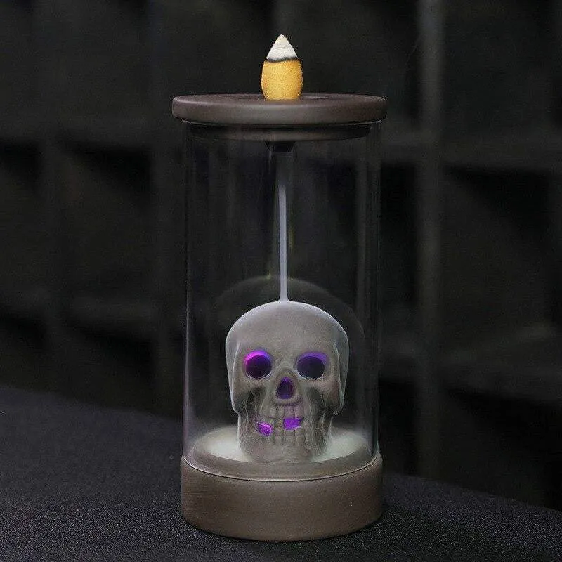 Brûle encens tête de mort