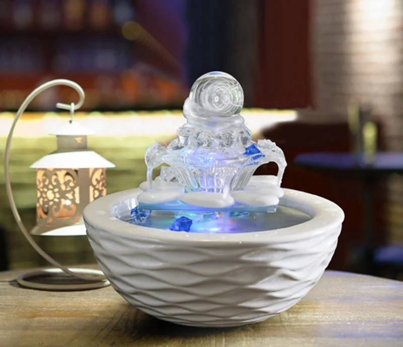 Fontaine zen verre