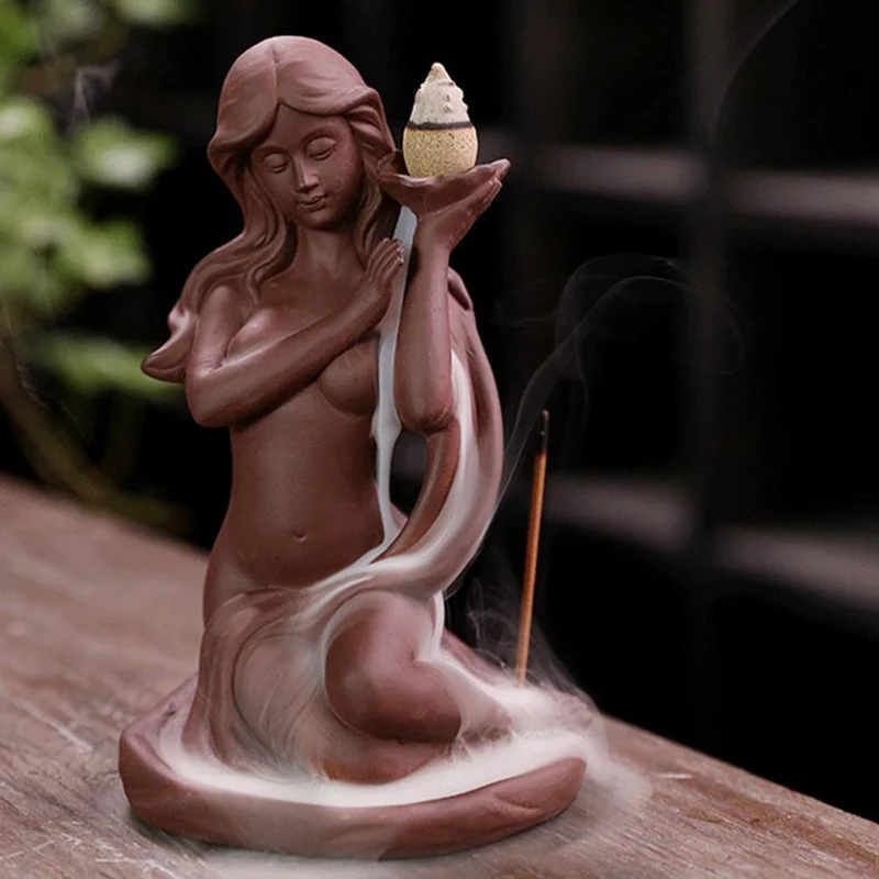 Brûleur d'encens terre cuite