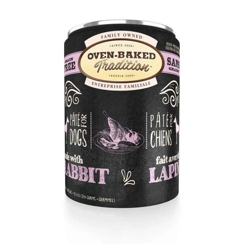 Oven-Baked Tradition Nourriture en conserves pour chien - Pâté de lapin 12.5 oz