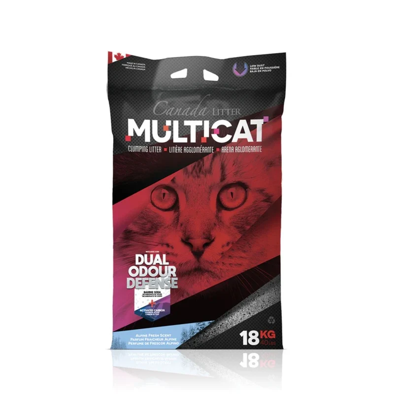Multicat Litière agglomérante parfumée – 18 kg