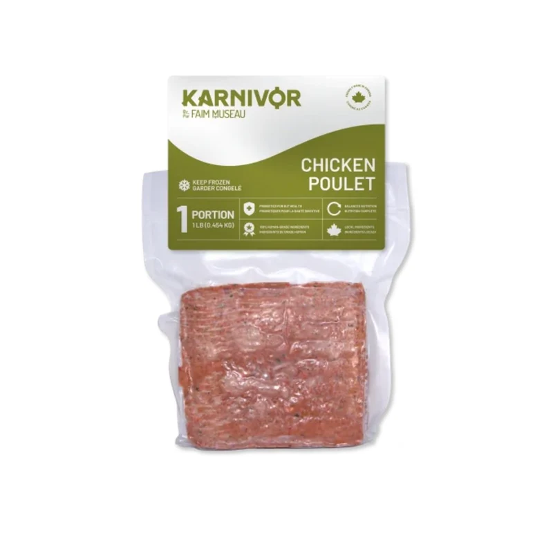 Nourriture crue pour chien Karnivor - Poulet