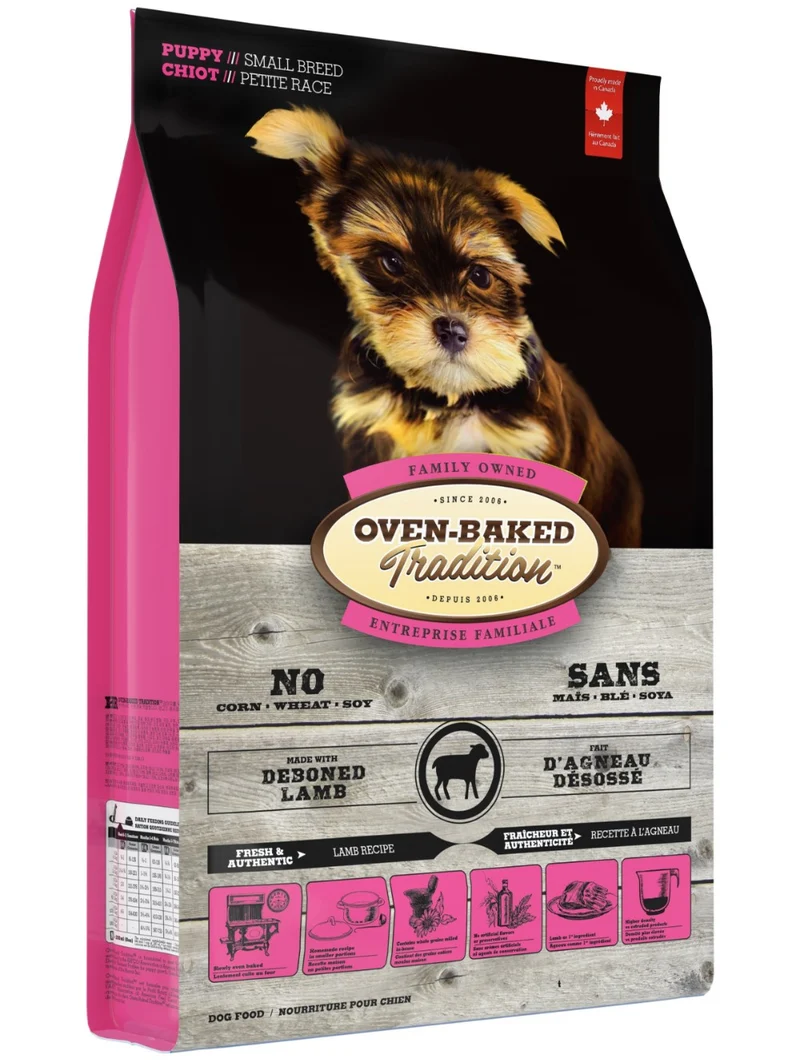 Oven-Baked Tradition Nourriture sèche pour chiot de petite race - Agneau