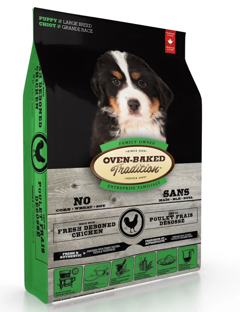 Oven-Baked Tradition Nourriture sèche pour chiot de grande race - Poulet 25 lbs