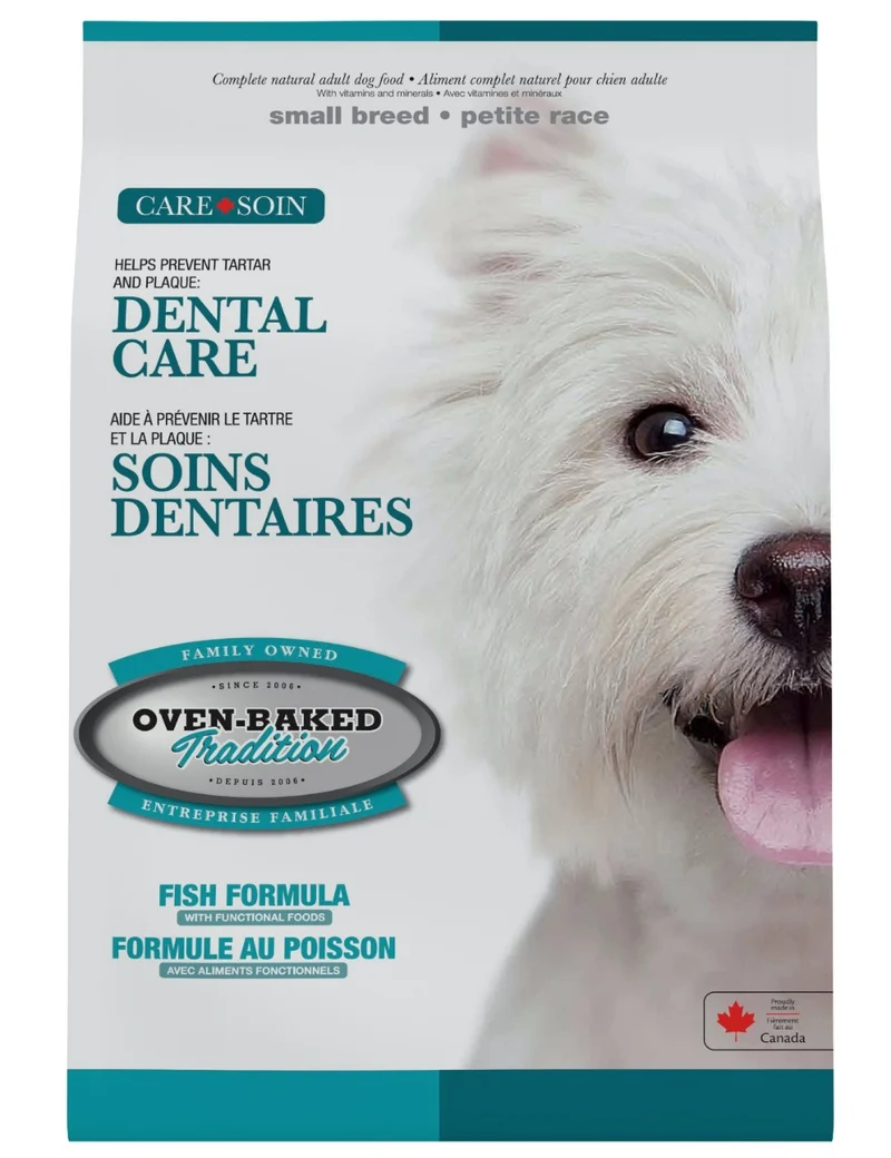 Oven-Baked Tradition Nourriture sèche pour chien de petite race - Soins dentaires - Poissons