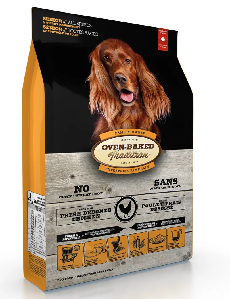 Oven-Baked Tradition Nourriture sèche pour chien sénior - Contrôle du poids - Poulet