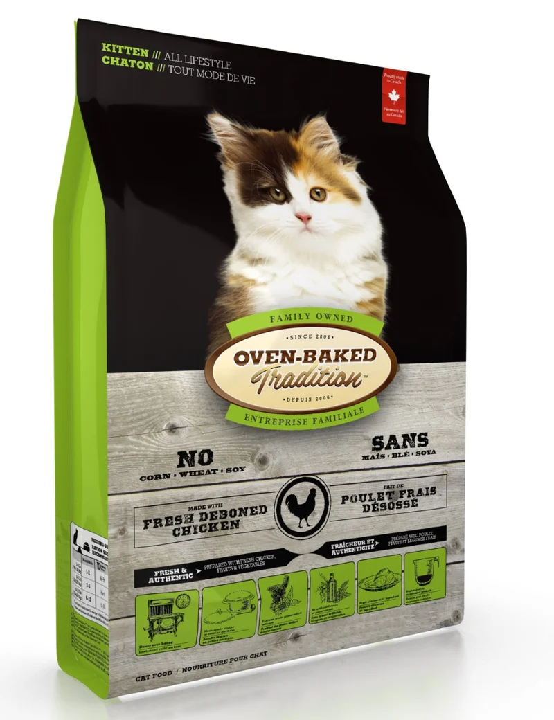 Oven-Baked Tradition Nourriture sèche pour chaton - Poulet