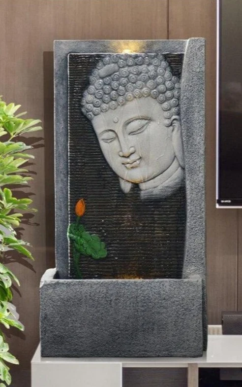 Fontaine tête de Bouddha