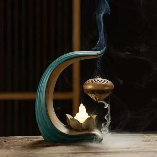 Brûle encens lotus