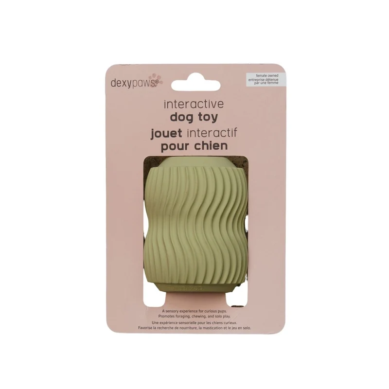 Dexypaws Jouet à mâcher ultra robuste pour chien - Vert sauge