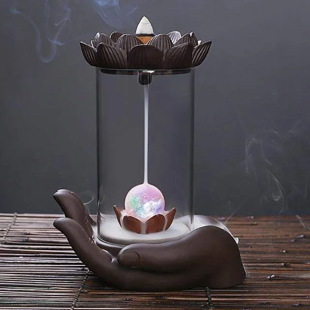 Brûleur d'encens fleur de lotus