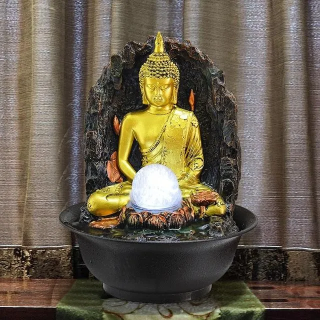 Fontaine avec Bouddha