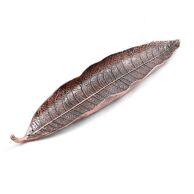 Porte encens feuille