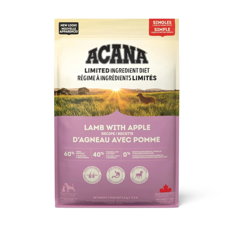 ACANA Chien Simple Recette D'Agneau Avec Pomme
