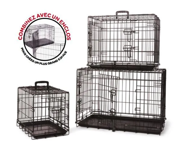 Cage métallique BUDZ pour chien - 54 pouces