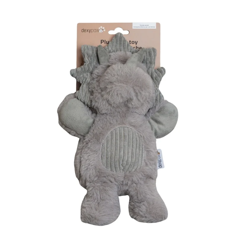 Dexypaws Jouet en peluche pour chien - Stégosaure