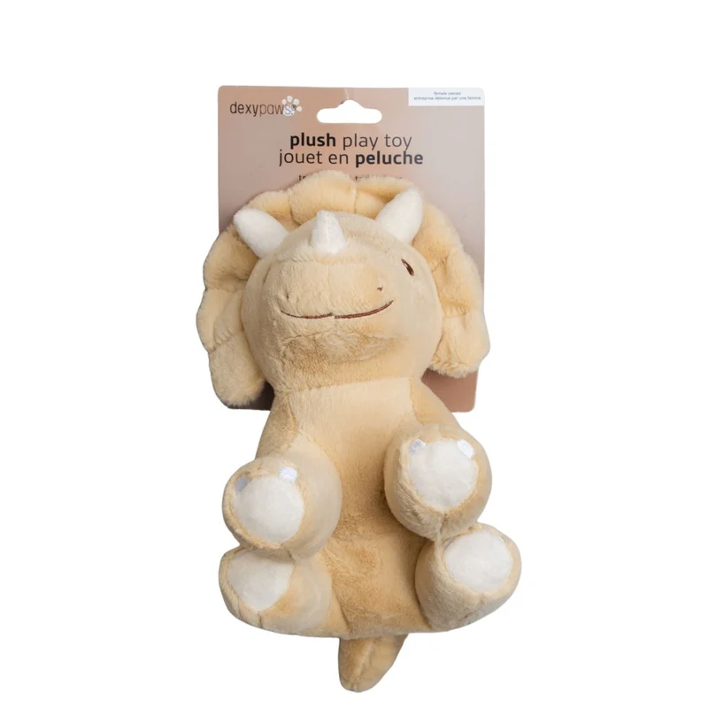 Dexypaws Jouet en peluche pour chien - Dinosaure