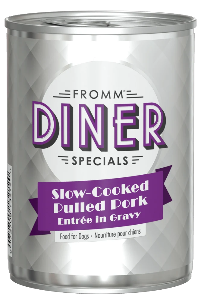 Conserve pour chien FROMM DINER - PORC EFFILOCHÉ