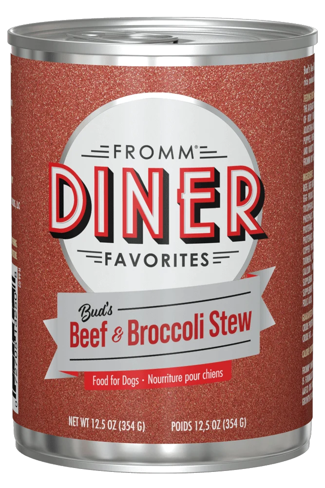 Conserve pour chien FROMM DINER - RAGOÛT DE BOEUF ET BROCOLI