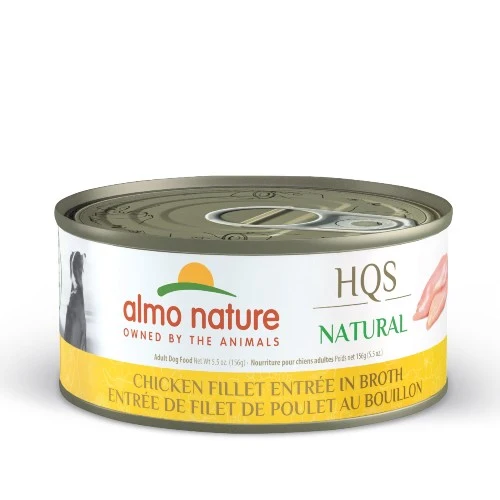 Almo Nature HQS Natural chien - Entrée de filet de poulet au bouillon