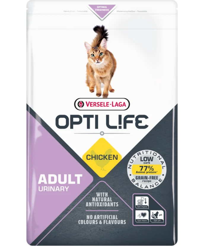 Opti-Life au poulet pour chat adulte URINARY CHICKEN 1Kg