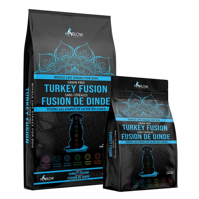 HARLOW BLEND 4 lbs - FUSION DINDE SANS CÉRÉALES PALEO LINE - FORMULE POUR CHIENS