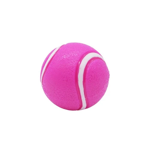 Bud'z Jouet en caoutchouc pour chien - L'incontournable balle de tennis - Rose