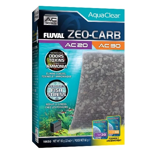 Fluval Masse filtrante Zeo-Carb pour filtre à moteur AC20/AC30 AquaClear