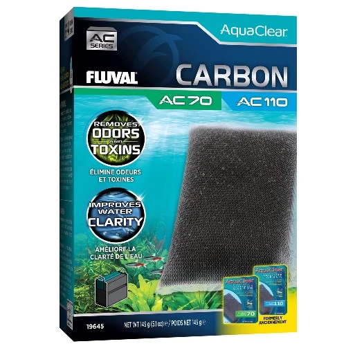 Fluval Charbon pour filtre à moteur AC70/AC110 AquaClear