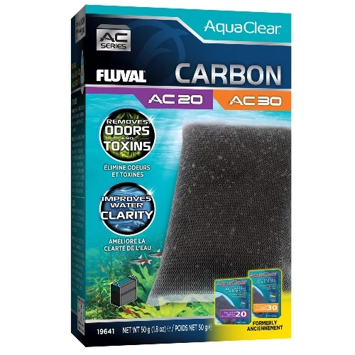 Fluval Charbon pour filtre à moteur AC20/AC30 AquaClear