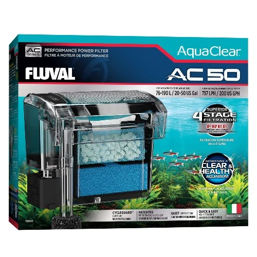 Fluval Filtre à moteur AC50 AquaClear - 76-190 L (20-50 gal)