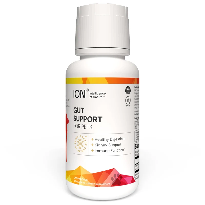 ION* Intelligence of Nature – Soutien intestinal liquide pour chiens et chats (237 ml) | Probiotiques pour animaux