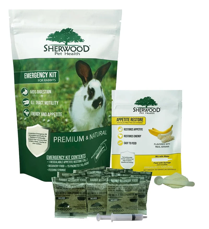Sherwood Pet Health — Kit d'Urgence Lapin et Nourriture de Récupération en Vrac (Petit Kit)