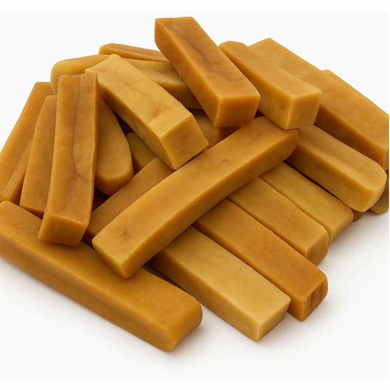 WhiteTail Naturals – Bâtons Fromage de Yak (6 Pack – Moyen) Os Durables pour Chiens Aggressifs et Chiots en Dentition – Sans Additifs