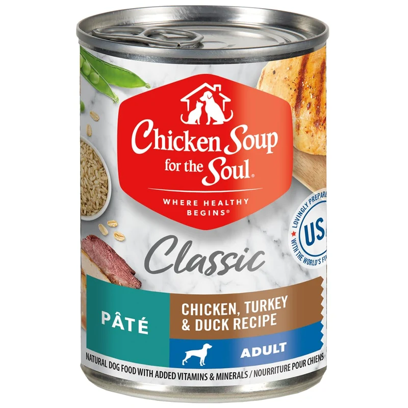 Soupe au Poulet pour l Ame — Nourriture humide pour chien adulte sans soja, sans maïs, sans blé