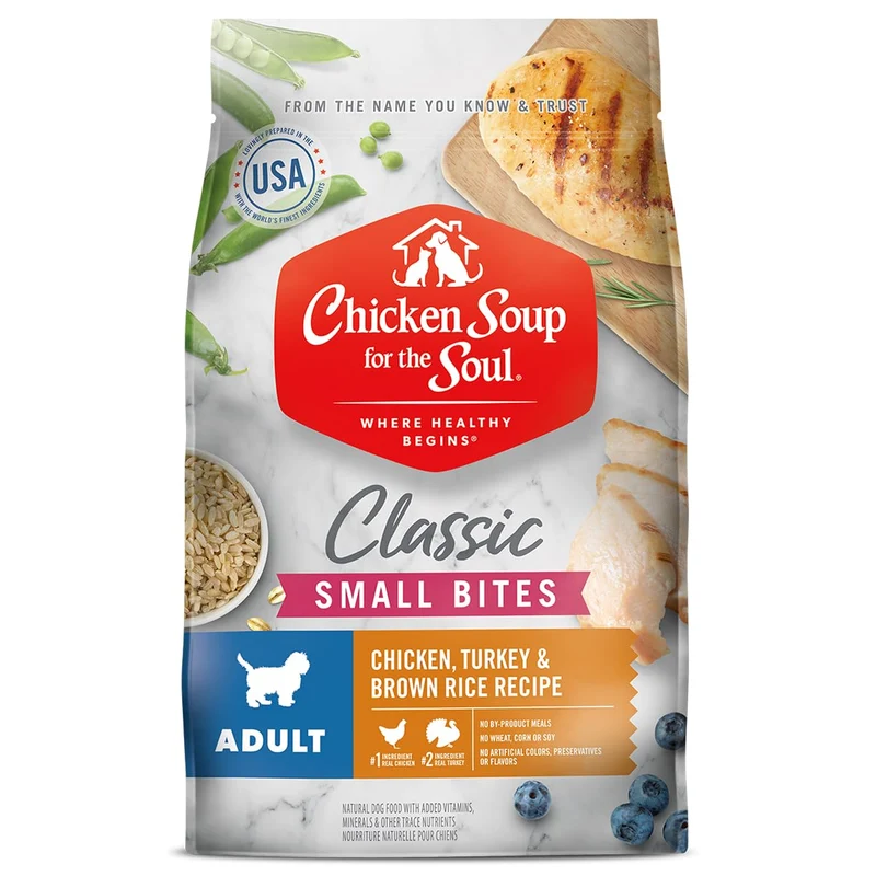 Chicken Soup for the Soul – Croquettes Premium pour Chien Adulte, Viande comme Premier Ingrédient, Sans Sous-produits, 13,5 lb