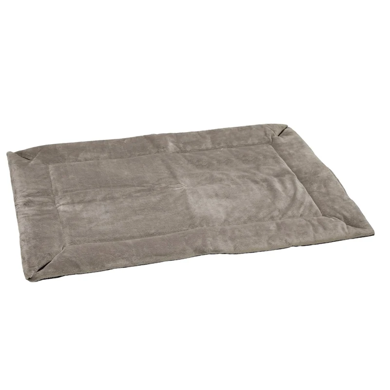 K&H Tapis Chauffant Auto pour Cage – Grand 37 x 25 po, Lavable, Sans Électricité, Antidérapant, Gris