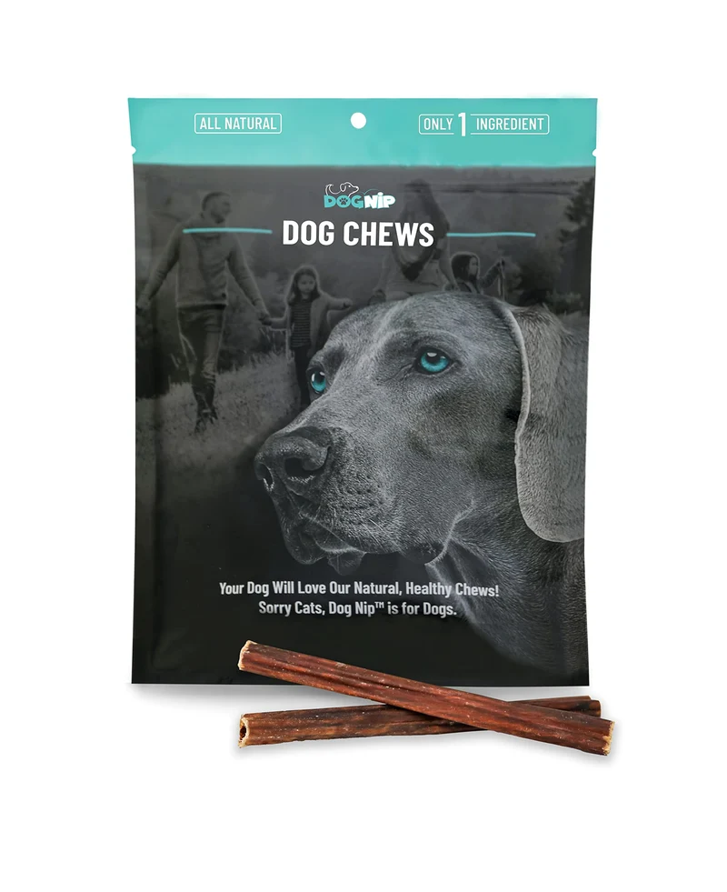 Dog Nip ! Bâtons d'œsophage 6 pouces – 1 lb – Riches en glucosamine et chondroïtine – Santé des articulations – Boeuf nourri à l’herbe
