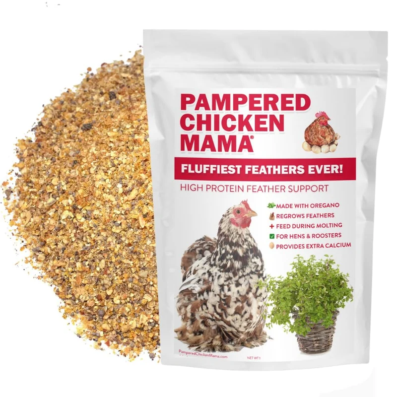 Pampered Chicken Mama – Supplément Mue pour Poules, Plumes Douces | 2 Livres