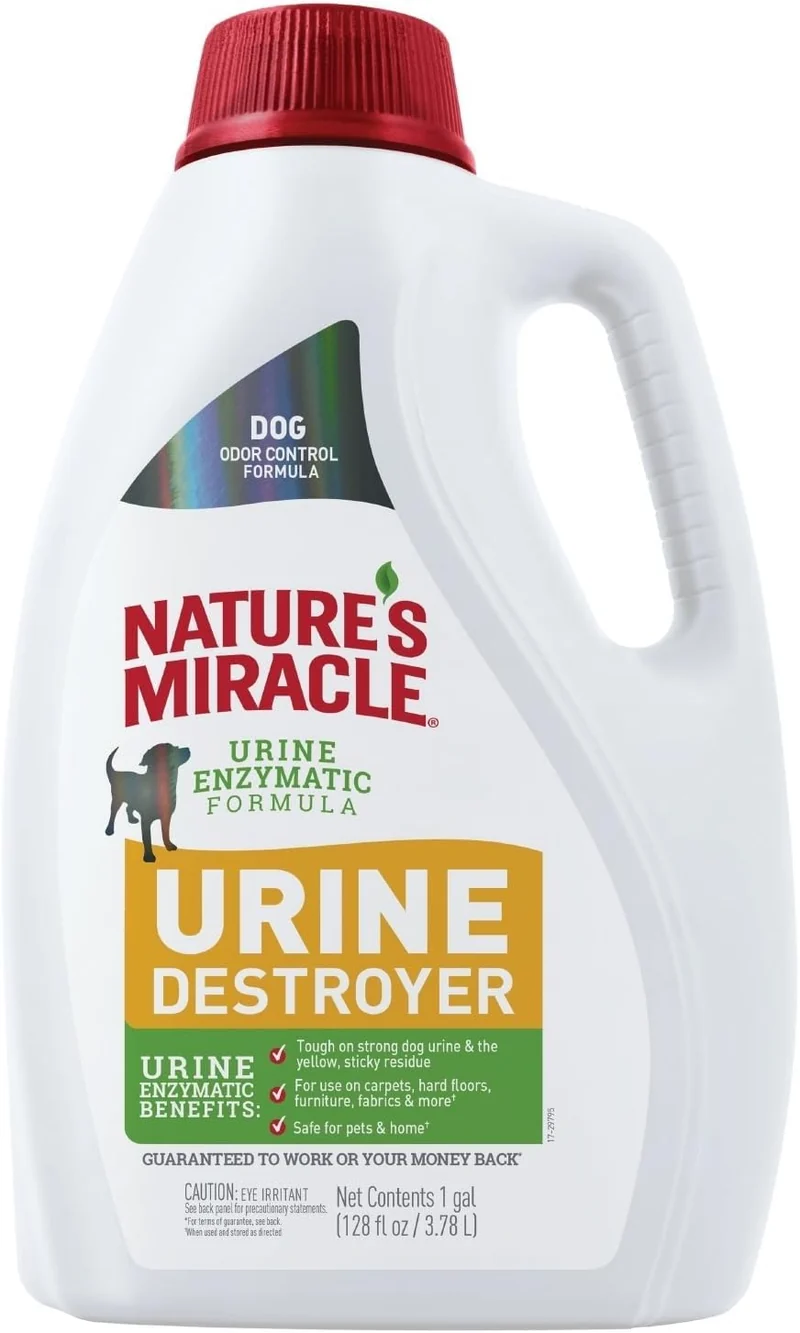 Nature's Miracle Destructeur d’urine pour chiens – élimination des taches et odeurs, 1,89 L