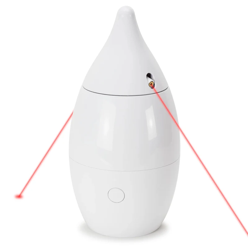 PetSafe Zoom: Jeu Laser Rotatif pour Chats – Double Faisceaux, Silencieux, Alimenté par Piles
