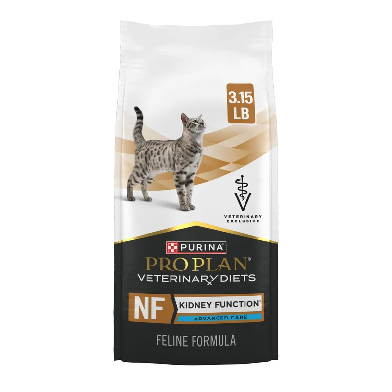 Purina Pro Plan Veterinary Diets NF Fonction Rénale Avancée Féline — Croquettes sèches 3,15 lb (1,43 kg)