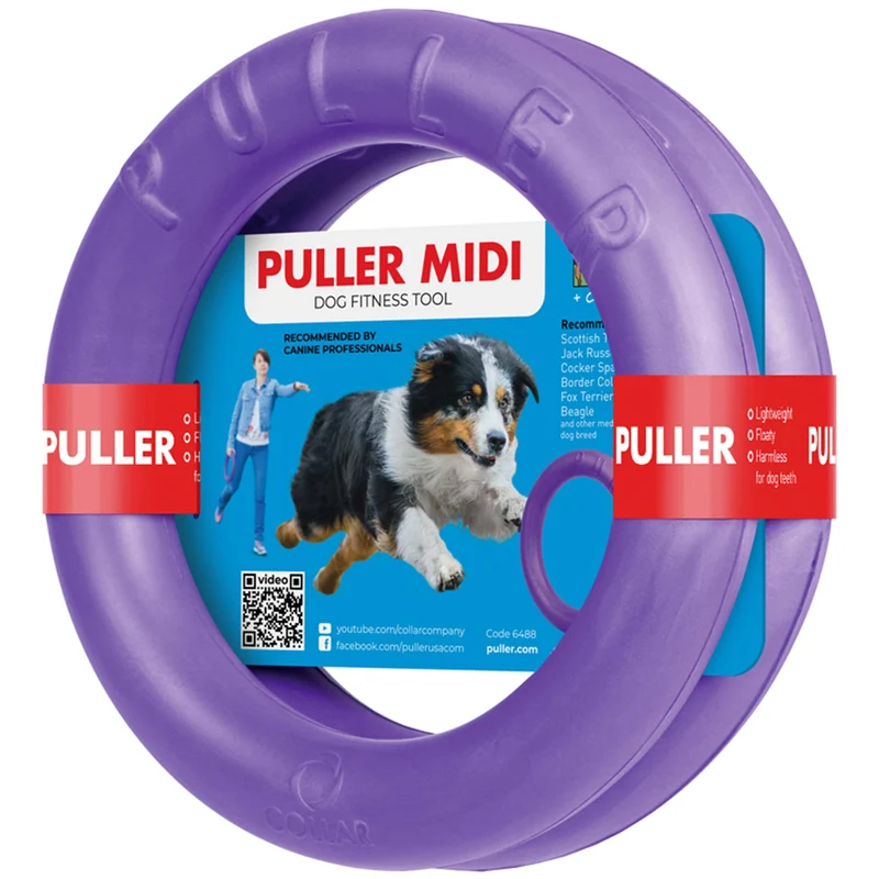COLLAR Puller – Anneau de jeu extérieur pour chien | rapport, tir à la corde et plus