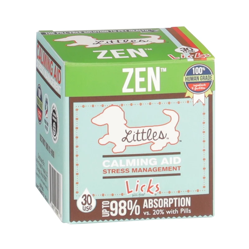 Licks Pill Free Zen – Aide Calme pour Petit Chien et Chiots, Gel Sans Pilule, 30 Utilisations