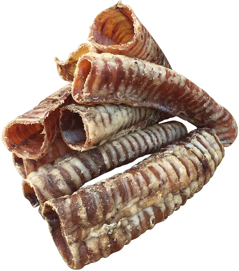 K9 Connoisseur – Friandises de trachee pour chien sans odeur, fabriquées aux Etats-Unis, pour toutes tailles et races – Mâchoires puissantes (7 po x 7 ct)