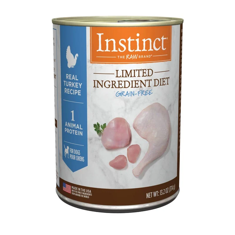 Instinct Régime À Ingrédients Limités – Nourriture Humide Pour Chien Sans Céréales À La Dinde Réelle, Lot de 6, 13,2 oz